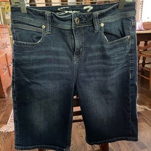 Seven 7 Dark Wash Shorts